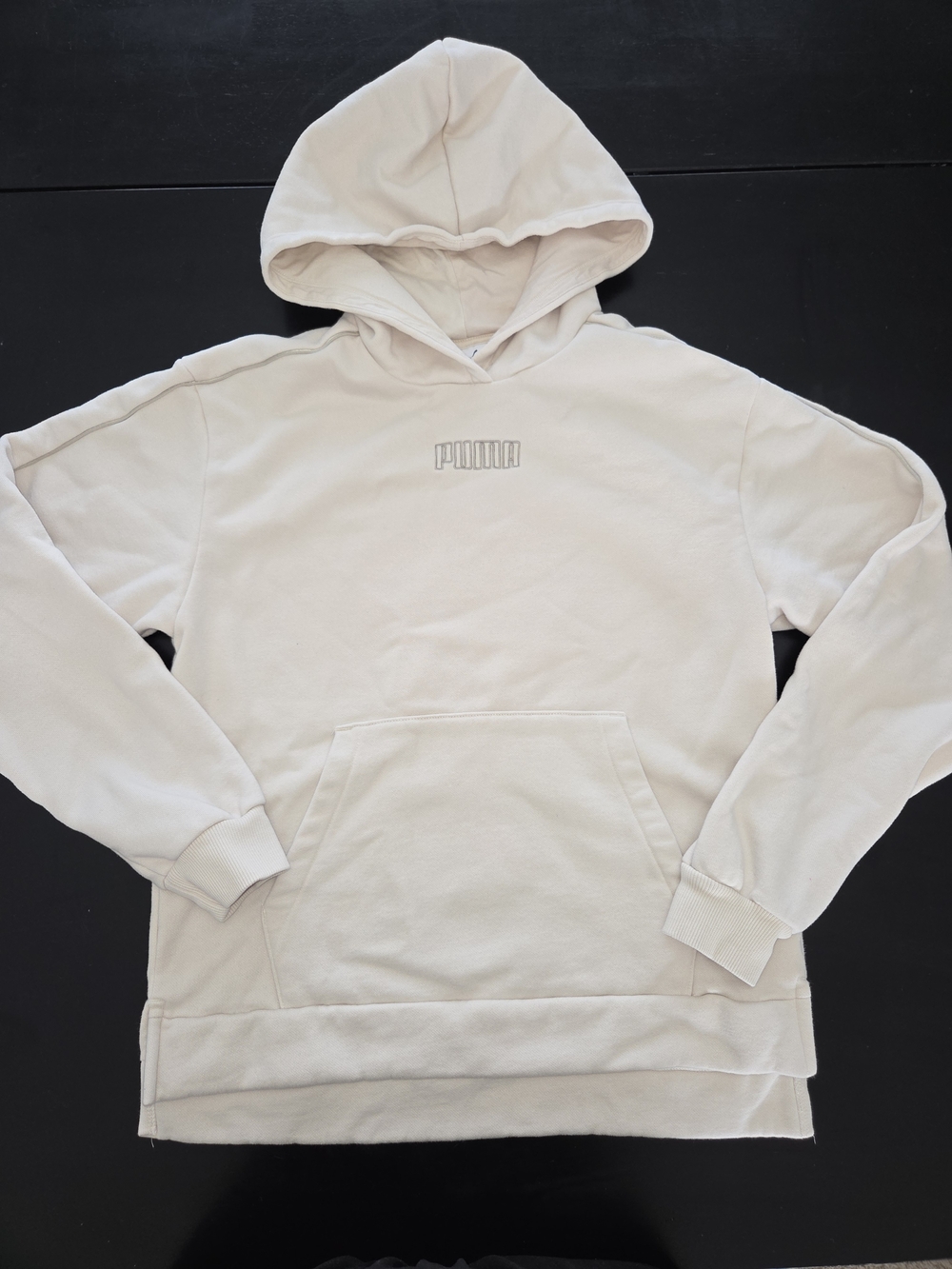 Puma Men's Light Cream Pullover Hoodie
